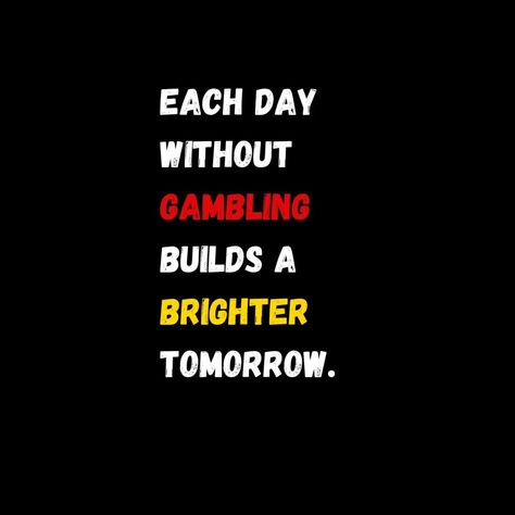 Each day without gambling builds a brighter tomorrow ✨️ Motivation to Stop Gambling #gamblingaddict #gamblingproblem #gamblingharms #ProblemGambling #gamblingrecovery #exitgambling #gamblinganonymous 🔗 Instagram: www.instagram.com/exit_gambling 🔗 Facebook: www.facebook.com/ExitGambling 🔗 Pinterest: www.pinterest.co.uk/exitgamble 🔗 YouTube: www.youtube.com/ExitGambling Gambling Quotes, Vision Boards, Break Free, Motivation Quotes, Positive Affirmations, Each Day, E-book, Affirmations, Motivational Quotes