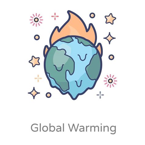 Global Warming design Global Warning Posters, Poster Global Warning, Globalization Drawing, Global Warm Poster, Global Warning Posters Ideas Earth, Global Warm, Globalization Poster Ideas, Mind Map Design, Small Doodle