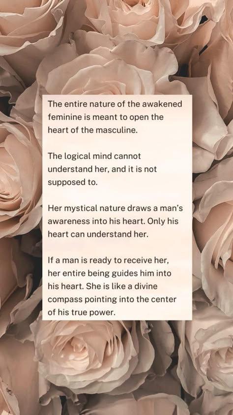 Text Overlay on a White Rose background wallpaper Divine Masculine And Feminine Relationships, Tapping Into Divine Feminine, An Awakened Woman, Divine Feminine Hair, Awakened Woman Divine Feminine, Goddess Worship Divine Feminine, Awakened Feminine, Devine Masculine, Awakened Man