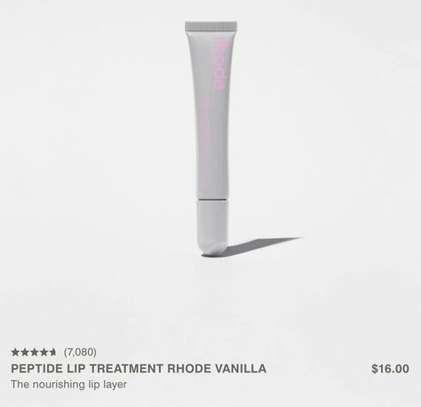 Rhode Vanilla Lip, Rhode Vanilla, Skincare Stuff, Rhode Lip, Hailey Rhode, Bday Wishlist, Travel Skincare, Xmas Wishlist, Aesthetic Edits