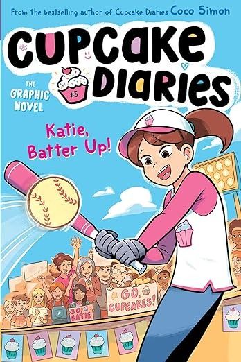 Katie, Batter Up! The Graphic Novel (5) (Cupcake Diaries: The Graphic Novel): Simon, Coco, Glass House Graphics: 9781665943710: Amazon.com: Books Novel Format, Novel Tips, Making Cupcakes, Cupcake Diaries, Graphic Panels, Social Themes, How To Make Cupcakes, Reading Library, Softball Team