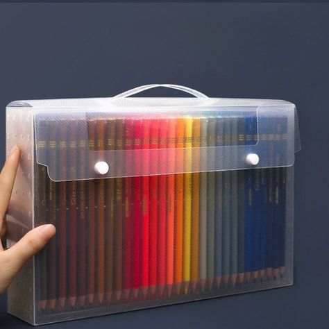 Ignite self-expression and breathe life into your creative visions with our Professional Drawing Colored Pencil Sets. Embrace a paradigm shift from experience-driven to product-driven innovation, enabling you and your loved ones to infuse the world with a kaleidoscope of vivid colors. FEATURES: Elevate Creativity: Unleash your imagination with the Professional Drawing Colored Pencil Sets. Professional-Grade Colors: Experience the brilliance of brighter oil colors designed for drawing and colorin Art Portfolio Case, Kotak Bento, Drawing Colored Pencil, Stationery Obsession, Cute Stationary School Supplies, Art Supplies Storage, Calligraphy Set, Cool School Supplies, Colored Pencil Set