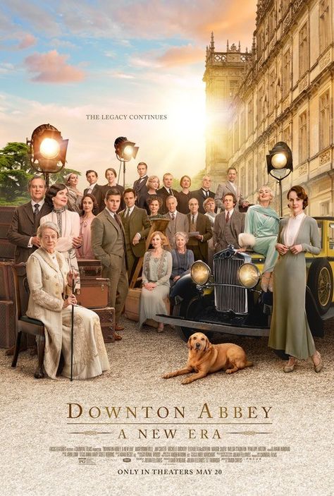 Fantastic Movie posters #DowntonAbbey #SciFi movie posters #Horror movie posters #Action movie posters #Drama movie posters #Fantasy movie posters #Animation movie Posters Downton Abbey A New Era, Watch Downton Abbey, Jim Carter, Best New Movies, Dominic West, Elizabeth Mcgovern, Hugh Bonneville, Julian Fellowes, Downton Abby