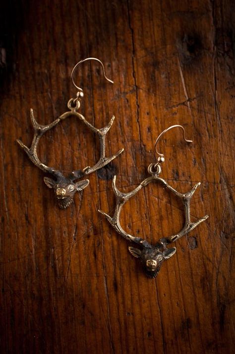 Devotion Deer Earrings | Angel Court Bourbon And Boots, Deer Earrings, Oh Deer, Country Outfits, Country Girls, Antlers, Girly Things, Jewelry Art, Jewelry Inspiration