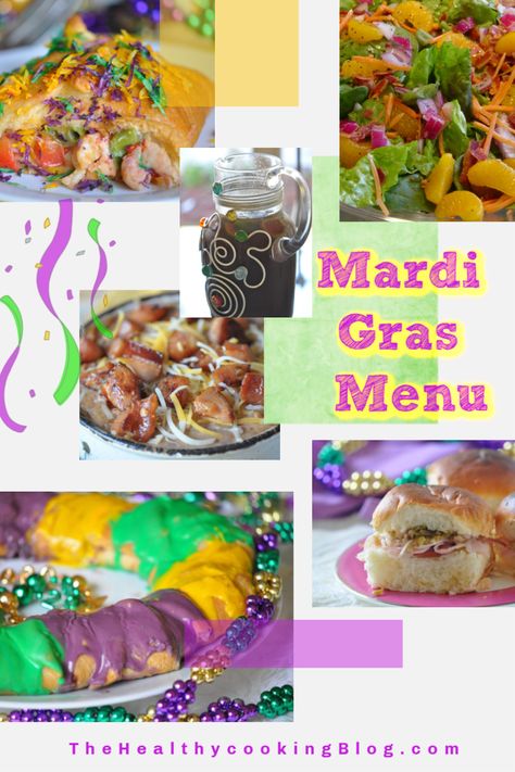 Mardi Gras Feast - by Holly Clegg Muffuletta Recipe, King Cake Recipe Easy, Louisiana Cuisine, King Cake Recipe, Crawfish Recipes, Grilling Menu, Mardi Gras King Cake, Mardi Gras Food, Tailgating Recipes