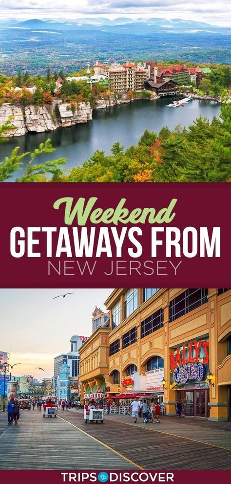 Top 8 Weekend Getaways From New Jersey. #WorldTrip #BudgetTravel #FamilyTravel #TravelTips #WorldTravel #JerseyTravel Fun Weekend Getaways, Places In New Jersey, Texas Vacation Spots, Cheap Weekend Getaways, Best Weekend Trips, Couples Resorts, Best Weekend Getaways, Paris Vacation, Family Getaways