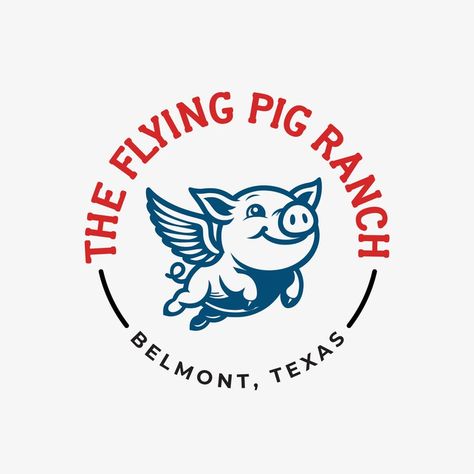 Check out this logo design I had created on 99designs. Thanks to my amazing designer, TIORAMA! #99designed Pig Logo Design, Flying Pig Logo, Fantasy Football Logos, Pig Logo, Charity Logos, Meat Products, Mini Pigs, Crispy Pork, Logo Redesign