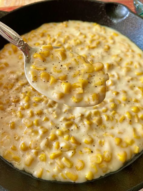 Cream Style Corn Recipe, Canned Corn Recipes, Sweet Cream Corn, Homemade Cream Corn, Sweet Corn Recipes, Creamed Corn Recipes, Cream Corn, Famous Chef, Corn Dishes