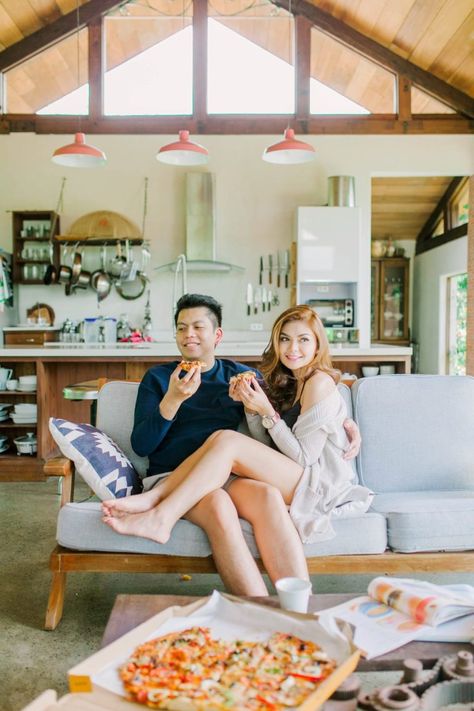 Cozy Indoor Prenup Shoot at Antipolo Beehouse | The Top Knotters Prenup Shoot Ideas, Indoor Prenup Shoot, Prenup Ideas Philippines, Prenup Theme, Pre Nup Photoshoot, Prenup Outfit, Prenup Photos Ideas, Prenuptial Photoshoot, Prenup Shoot