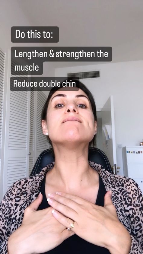 faceyoga_monna on Instagram: To have a beautiful long and tight neck you need to think about posture, strengthening and lengthening the area and keep it moist and… How To Lengthen Neck, Long Neck Exercise, Lengthening Exercises, Neck Exercise, Reduce Double Chin, Neck Exercises, Beautiful Skin Care, Facial Exercises, Face Yoga