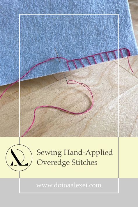 Fabric Folds, Buttonhole Stitch, Hand Stitching Techniques, Hands Tutorial, Raw Fabric, Hem Stitch, Sewing Stitches, Needlework Embroidery, Edge Stitch