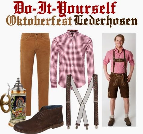 DIY Oktoberfest Garb | Dirndl & Lederhosen Oktoberfest Outfit Women Diy, Diy Oktoberfest Costume, Diy Lederhosen, Diy Oktoberfest, Oktoberfest Outfit Women, Oktoberfest In Germany, Oktoberfest Party Ideas, Octoberfest Party, German Party