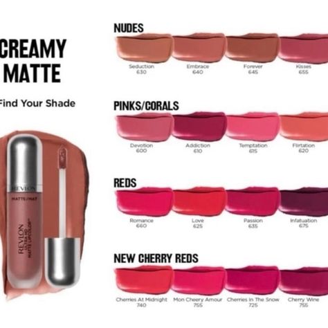 Revlon Ultra HD Matte Lipcolor 615-temptation & 640-Embrace Revlon Ultra Hd Matte, Revlon Matte, Ultra Hd, Revlon, Lip Colors, Makeup, Closet, Fashion Tips, Clothes Design