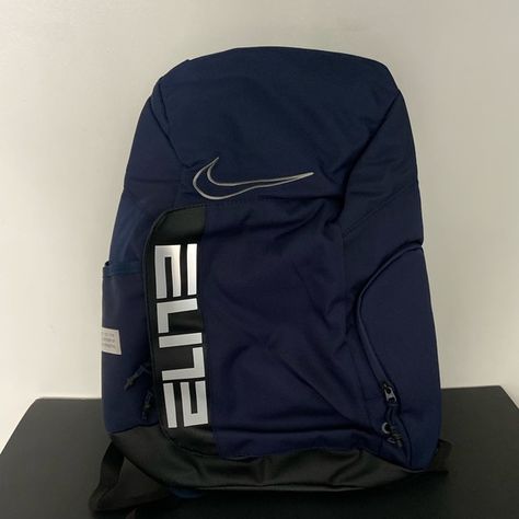 Backpack Nike Elite Pro Navy Basketball Football Bolso Mochila Bag Backpack Nike, Mochila Bag, Nike Elite, Basketball, Backpacks, Buy And Sell, Football, Plus Size, Nike