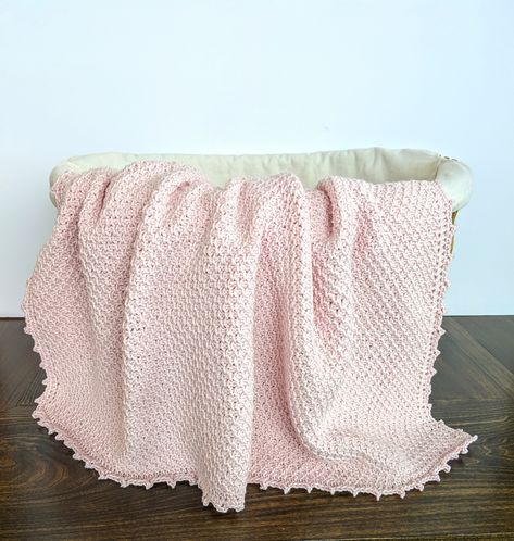 "This heirloom style crochet baby blanket pattern uses the beautiful Honeycomb Tunisian crochet stitch to create a gorgeous baby blanket, perfect for gifting to a new mom - or crocheting for your own baby. Instructional videos are included to teach you the Honeycomb stitch pattern, as well as adding a delicate Picot border for a finishing touch. You get a mini Tunisian Crochet course with this pattern. This is a baby blanket that will be treasured for years to come! DESCRIPTION: PDF CROCHET PATT Fingerless Mittens Pattern, Heirloom Baby Blankets, Crochet Baby Blanket Pattern, Heirloom Blanket, Fingerless Gloves Crochet Pattern, Tunisian Crochet Hook, Crochet Gloves Pattern, Tunisian Crochet Stitches, Baby Frock Pattern