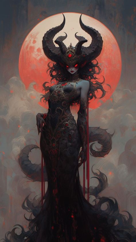 Dark Monster Concept Art, Female Demon Character Design, Monster Hunter 3rd, Female Demon, Fantasy Demon, Monster Concept Art, Demon Art, Dungeons And Dragons Characters, Beautiful Dark Art