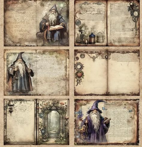 Download the perfect digital texture pictures. Dark Academia Journal Aesthetic, Ancient Wizard, Retro Journal, Mini Books Diy, Vintage Paper Printable, Diy Retro, Papel Vintage, Free Vintage Printables, Scrapbook Background