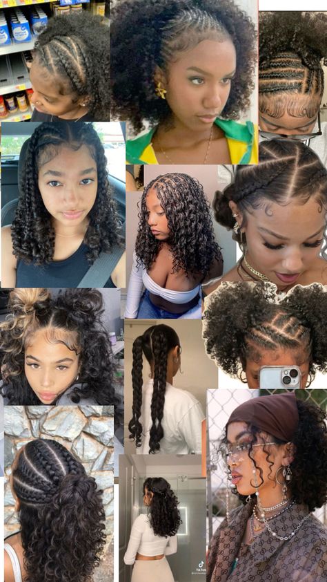 Bob Hairstyles Red Hair, French Braid With Extensions, Hairstyle One Side, Braid With Extensions, Hairstyles Red Hair, Braided Hairstyles Kids, Quick Curly Hairstyles, Barber Style, Cabello Afro Natural