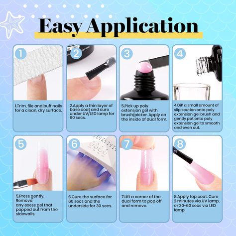 Gel Nails Ideas For Beginners, Biab Nails Tutorial, Polygel Removal, Gel Nails For Beginners, Mommy Nails, Nail Poses, Nail Dehydrator, Poly Extension Gel, Businesses Ideas