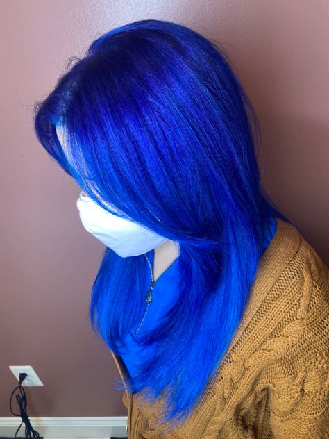 Blue Hair Bright, Vivid Blue Hair, Atlantic Blue Hair, Royal Blue Hair Color, Indigo Blue Hair, Neon Blue Hair, Cobalt Blue Hair, Vibrant Blue Hair, Rarest Hair Color