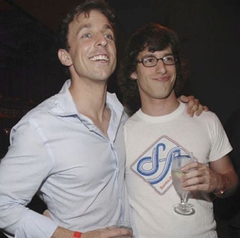 Andy Samberg Seth Meyers, Snl Cast 2000s, Seth Meyers Young Snl, Snl 2000s, Adam Samberg, Andy Samberg Snl, Seth Myers, Snl Funny, Snl Cast