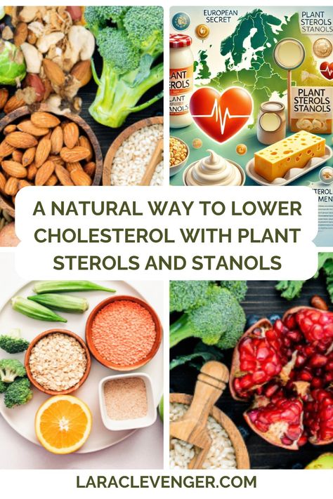 Are you looking for a natural way to lower your cholesterol, no prescription needed? Get ready to learn all about plant sterols and plant stanols. Ways To Lower Cholesterol, Food As Medicine, To Lower Cholesterol, Plant Sterols, Integrative Nutrition, Lower Your Cholesterol, Healthy Food Recipes Clean Eating, Low Calorie Snacks, Best Side Dishes