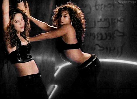 via GIFER Beyonce Shakira, Shakira Music Videos, Listening Song, Shakira Music, Beautiful Liar, Beyonce Songs, Gil Scott Heron, Jordin Sparks, Dance Playlist