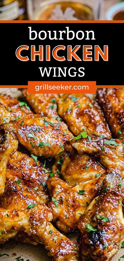 Bourbon Wings Recipe, Bourbon Chicken Wings, Grocery Store Shelf, Chicken Wing Sauce Recipes, Buffalo Wings Recipe, Chicken Wing Recipes Fried, Wing Sauce Recipes, Wings Recipe Buffalo, Chicken Wing Recipes Baked