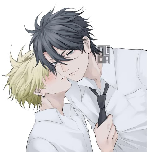 Kousuke X Masahiro, Gay Fanart, Hitorijime My Hero, Aphmau Fan Art, Anime Magic, Chiaki Nanami, Hero Wallpaper, Anime Ships, Anime Films