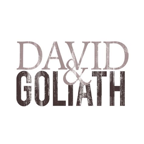 Ready to use David and Goliath Sermon Series Slides  //church graphics, sermon graphics. Sermon Graphics, Church Lobby, David Goliath, Church Inspiration, Church Sermon, Easter Event, Church Graphics, David And Goliath, Church Graphic Design