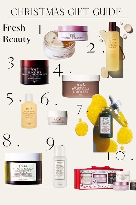 Bodyshop Skincare Routine, Skincare Brands Holiday, The Body Shop Vitamin C, The Body Shop Moisturizer, The Body Shop British Rose, Travel Beauty Essentials, Brown Sugar Scrub, Fresh Skincare, Beautiful Skin Care