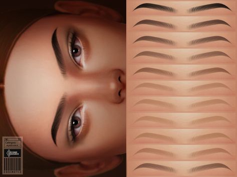 The Sims 4 Cc Face Preset, Sims 4 Cc Lip Liner, Sims 4 Assecories Cc, Sims 4 Presets Face, Cosimetic's Sims 4, Cc Face, Sims Face, Sims Finds, Cc Makeup