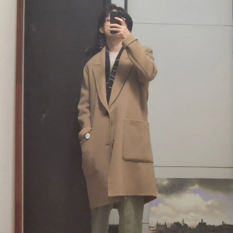 Brown Coat, Daegu, V Taehyung, Foto Bts, Bts V, Bts Taehyung, Instagram Update, Kim Seokjin, Kim Namjoon