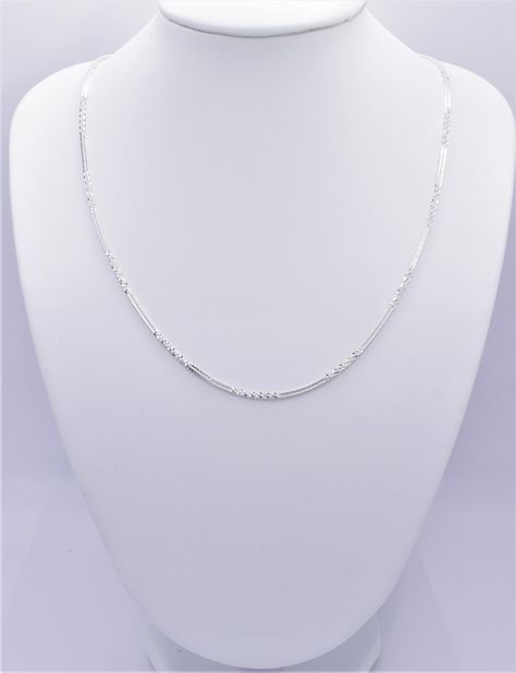 DESIGNER CHAIN, SILVER Chain Necklace, Pretty Chain necklace Jewelry Gift for Girls, 1.5mm Dimond Cut Chain Anniversary Gifts for Women https://etsy.me/3KDVRzF Silver Necklaces Simple Unique, Silver Chains For Women Simple, Silver Chains For Women, Mens Engagement Rings, Kulfi Recipe, Gold Jewelry Design, Silver Necklace Simple, Pretty Jewelry Necklaces, Silver Chain For Men