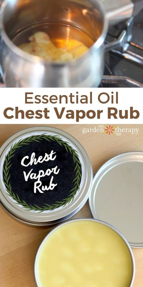 All-Natural Chest Vapor Rub Recipe Diy Vapor Rub, Vapour Rub, Wild Herbs, Salve Recipes, Garden Therapy, Herbal Salves, Vapor Rub, Cold Sores Remedies, Rub Recipes