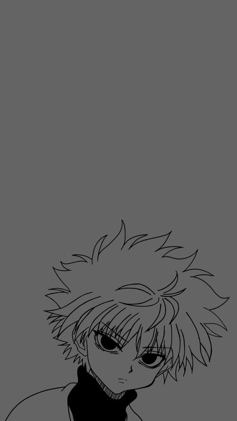 killua wallpaper Killua Wallpaper, Anime Lock Screen Wallpapers, Anime Lock Screen, Gray Aesthetic, Hunter Anime, Cool Anime Wallpapers, Cool Wallpapers Art, Grey Wallpaper, Dark Anime