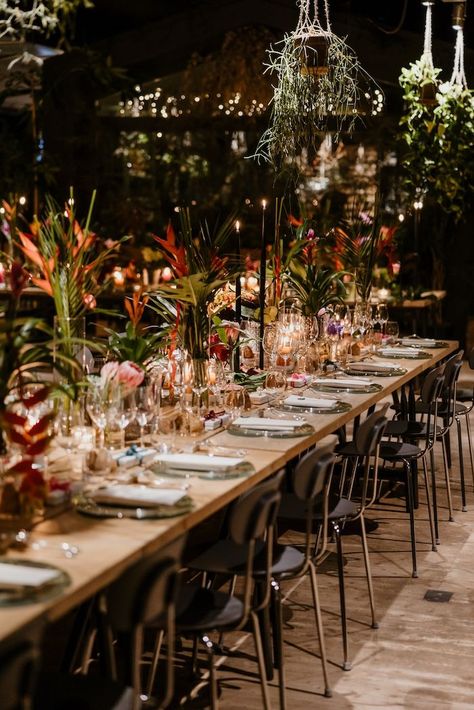 Jungle Wedding Theme, Greenhouse Restaurant, Tropical Wedding Venue, Tropical Wedding Reception, Tropical Wedding Dresses, Jungle Wedding, Tropical Wedding Theme, Whimsical Romantic, Tropical Wedding Inspiration