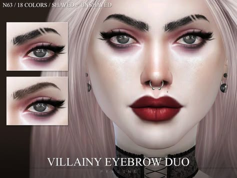 Realistic eyebrows in 18 colors. Comes in 4 versions (no, left, right or both sides shaved). Works for all ages and genders.  Found in TSR Category 'Sims 4 Hair Sets' Sims 4 Alpha Cc Eyelashes, Sims 4 Eyebrow Piercing, Sims 4 Cc Eyebrow Piercing, Eyebrow Piercing Sims 4 Cc, Sims 4 Split Eyebrow Cc, The Sims 4 Eyebrows, Sims 4 Cc Hair Realistic, Eyebrow Cut, The Sims 4 Kids