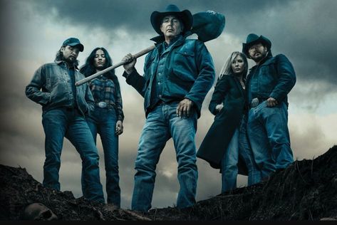 Yellowstone Universe explained: Taylor Sheridan shows in order Yellowstone Season 5, Yellowstone Tv Series, Jefferson White, Josh Lucas, Ian Bohen, Luke Grimes, Coyote Ugly, Kelly Reilly, Cole Hauser