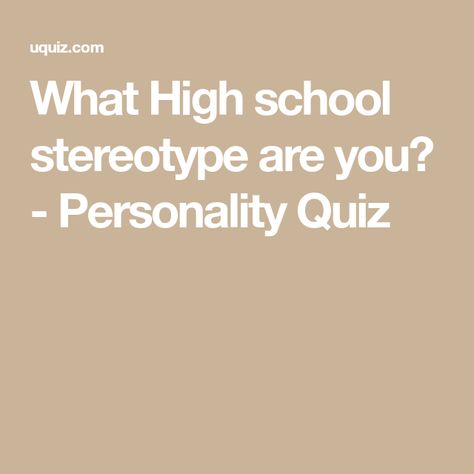 High School Crush Aesthetic, High School Stereotypes Outfit, High School Stereotypes Costumes, School Crush Aesthetic, Monster High Quiz, Highschool Stereotypes, U Quiz, High School Stereotypes, High School Aesthetic