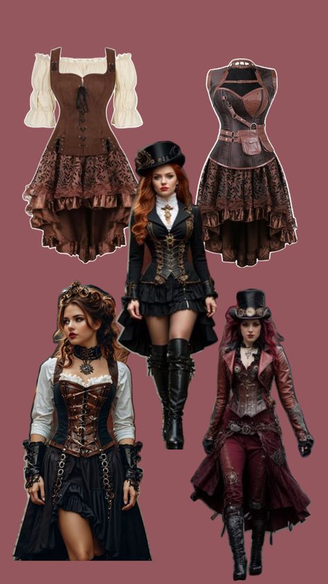 Punk Halloween Costume, Steampunk Dress, Pirate Halloween, Clothing Design Sketches, Halloween Costume Outfits, Cute Halloween Costumes, Instagram Aesthetic, Cute Halloween, Halloween Outfits