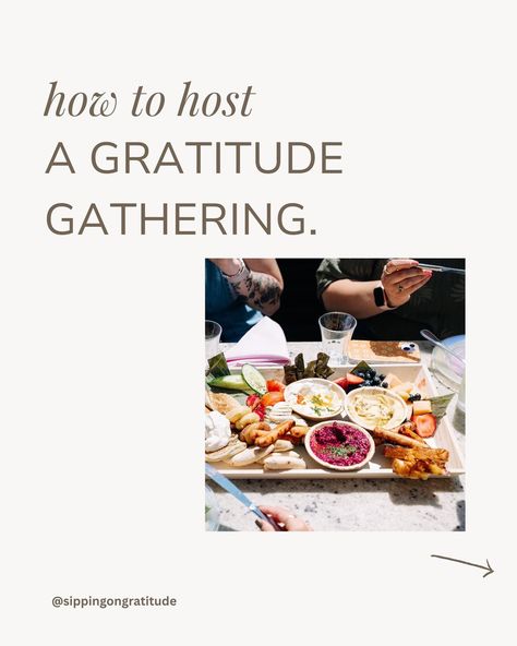 Uplevel your dinner parties by infusing them with gratitude, you can use these 3 tips ✨  I've written a full blog post on this and created a free hosting guide. Comment blog and I'll send you the post 🫶🏽 the guide is linked there as well. #GratitudeGathering #Hosting #HostingGuide #WellnessEvents #PersonalGrowth Gratitude Dinner Ideas, Girlfriends And Gratitude Party, Dinner Parties, Dinner Party, Gratitude, Blog Post, Blog Posts, Thanksgiving, Writing