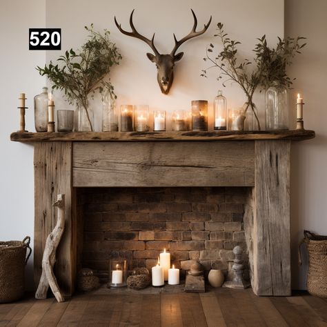 Please do not purchase a Mantel without first filling out the Quote Form and receiving a quote from us. Quote Form: https://form.jotform.com/240524957086059 Introducing the Ultimate Illusion of Warmth: The Bespoke Faux Fireplace by Anthony Shields & Sons Inc. Elevate the ambiance of any home or restaurant with the enchanting allure of a fireplace, reimagined. Our meticulously crafted faux fireplaces offer all the charm and warmth of a traditional hearth, without the need for an actual fire. Desi Fireplace With Stove Insert, Large Fireplace Decor Ideas, Fireplace Side Wall Decor, Benches In Front Of Fireplace, Living Room Looks Decorating Ideas, Add Gas Fireplace To Living Room, Large Open Fireplace, Pampas Grass Fireplace Mantle Decor, Fireless Fireplace Ideas