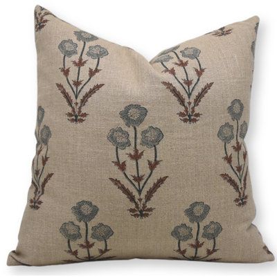 Introducing our exquisite collection of handcrafted throw pillow covers, designed for elegance and comfort in both indoor and outdoor spaces. Made from fabric, our premium cushion covers feature unique vintage designs created through traditional hand block printing techniques. Indulge in the luxurious feel of our 100% linen pillows, offering a natural option for your home. The soft, durable fabric ensures long-lasting quality and adds a cozy texture to any space. Each decorative pillow cover sho Throw Pillows On White Bedding, Organic Traditional Decor, Masculine Pillows, Pillows Decorative On Couch, Cozy Vintage Home, Living Room Throw Pillows, French Country Pillows, Throw Pillow Combinations, Block Print Pillow