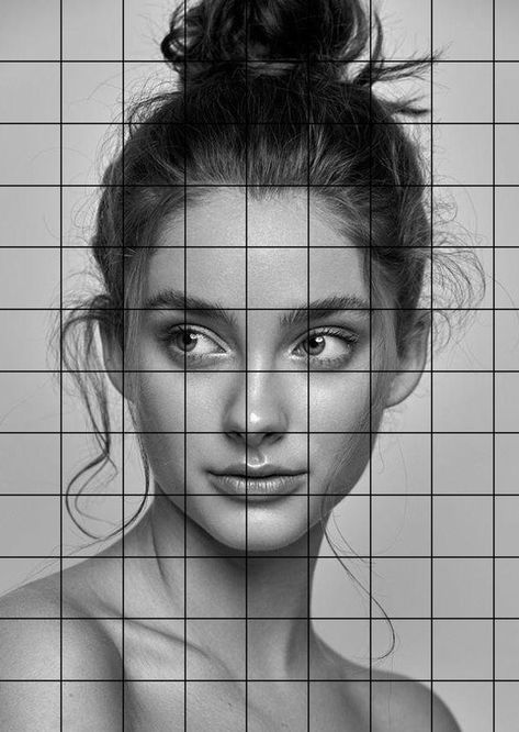 Grid Method Drawing Portraits, Grid Technique Drawing, Grid References Drawing, Grid Portrait, Grid Sketch, Grid References, Grid Drawing, Tears Art, Abstract Pencil Drawings