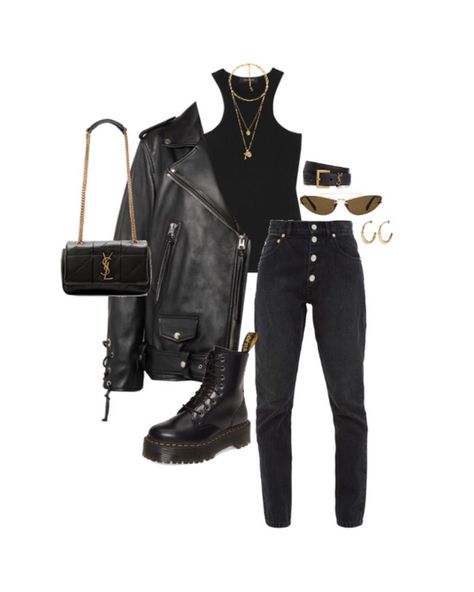 Women Biker Outfits, Silent Luxury, Floral Goth, Daily Outfit Ideas, Ivy Fashion, Jadon Boots, Biker Outfit, Casual Outfit Inspiration, Causal Outfits