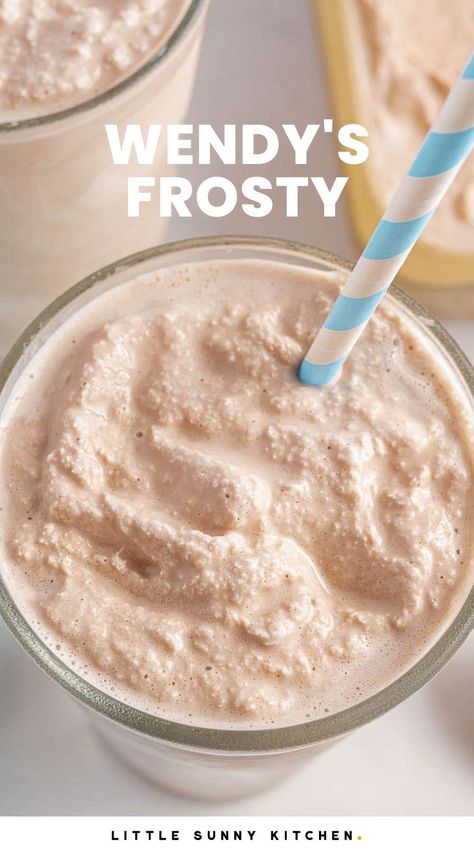 How To Make A Frosty From Wendys, Homemade Wendy's Frosties, Wendy’s Copycat Frosty, How To Make Wendy’s Frosty’s, Ninja Creami Frosty, Homemade Frosty Wendy's, Wendy’s Frosty, Wendy's Vanilla Frosty Recipe, Strawberry Frosty Recipe