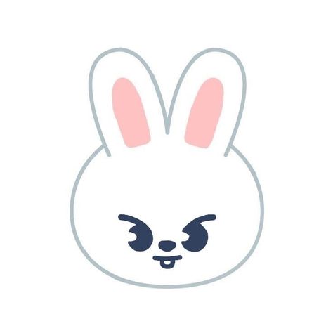 #leeknow#leebit Lee Know Bunny, Love Emoji Art, Bunny Eyes, Kids Zoo, Funny Cat Wallpaper, Bunny Drawing, Lee Know Stray Kids, Bunny Face, Kawaii Chibi