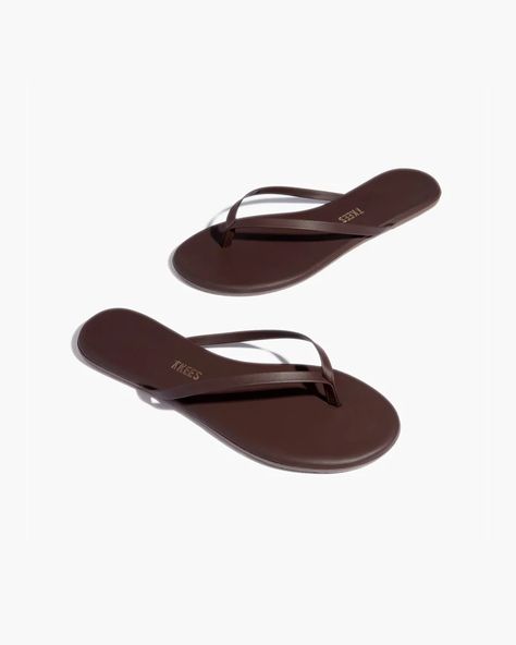 Lily Nudes in Deep Glow | Women's Leather Flip Flops & Sandals | TKEES – TKEES Leather Flip Flops Womens, Brown Flip Flops, Online Stylist, Leather Flip Flops, Second Skin, Flip Flop, Flip Flop Sandals, Black Sandals, Cowhide Leather