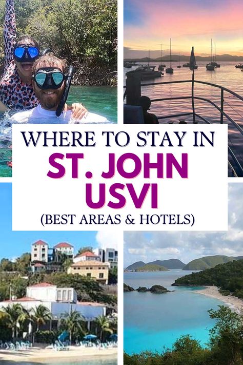 A complete guide to the best places & areas to stay in St. John. Learn where are the best spots + insider tips for staying like a pro! Where To Stay In St John Usvi, St John Virgin Islands Resorts, Us Virgin Islands Vacation, St John Virgin Islands, Virgin Islands Vacation, Virgin Islands National Park, Bachelorette Destinations, Salt Ponds, St John Usvi